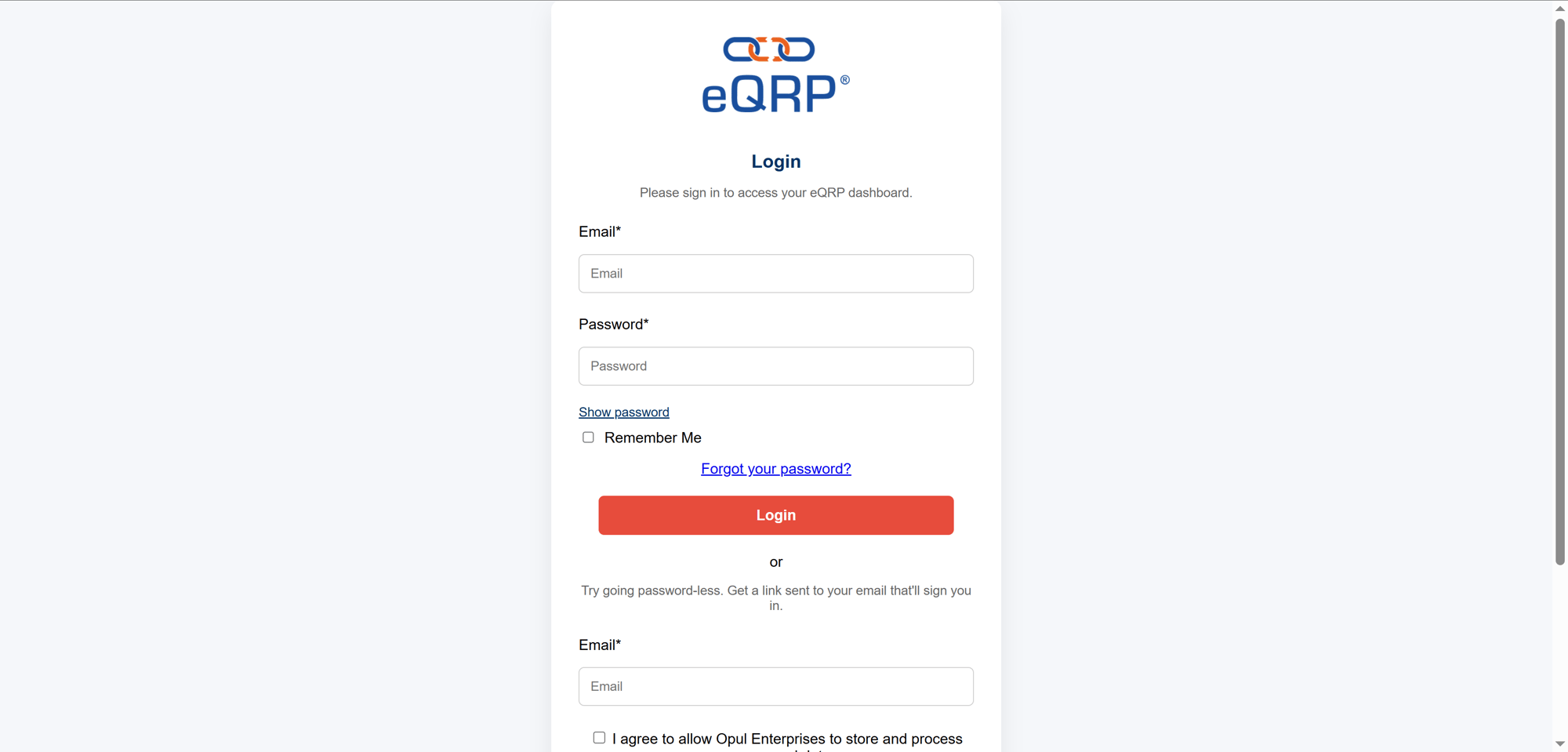 Hubspot Portal Login Screenshot